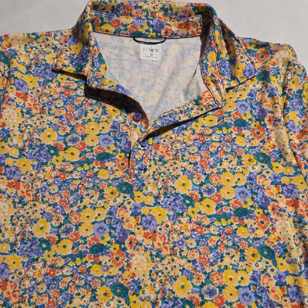 J. Crew Multicolor Floral Men's Shirt - Picture 2 of 7